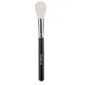 RANCAI flame powder makeup brush with soft bristles and black handle for flawless face makeup. - RC Small Flame Shape Brush