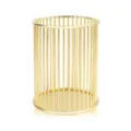 Gold metal makeup brush holder minimalist wire pencil cup desktop organizer cosmetic tool - Gold