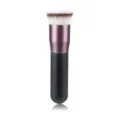 Professioneller flacher Foundation Pinsel fuer ein makelloses fluessiges Make-up Finish. - Flachkopf Stil