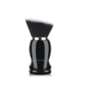 Brocha de maquillaje diagonal con mango negro, variante para polvos y polvo de uñas. - Brocha de Base Angulada