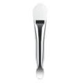 Pinceau double embout pour masque facial et spatule outil de maquillage et de soin de peau. - Grand Pinceau à Masque à Poils Argentés