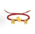 Rotes Seil Gold Pferd Sternzeichen Armband Detailansicht, eleganter chinesischer Glücksschmuck. - S715 Sicheres Pferd