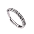 Vintage Mahjong Offener Ring Retro Thai Silber Mode Statement Schmuck Fur Damen Alltag - Offen Verstellbar / Qian Duoduo Ring (J231)