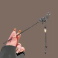 Chinese style black rose tassel hair stick for women antique hanfu hair styling accessory - Gunmetal Black Rose Tassel Hair Stick