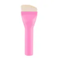 Pinceau de maquillage rose large avec poils inclinés et manche étanche ABS pratique. - Rose Barbie