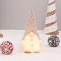 Weihnachten leuchtende Wichtel Puppe LED Pluesch Rudolf Figur Festliche Tischdeko - Leuchtender Stil - Männlich (HX-21051A)