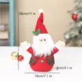 Süsser Weihnachten Weihnachtsmann Plüschpuppe Stoff Ornament festliche Heim Deko Tischdekoration - Weihnachtsmann Puppe (HX26510A)