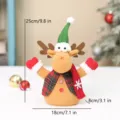 Weihnachten Pluesch Rentier Puppe Ornament festliche Tischdeko niedlicher Elch fuer Party - Rentier Puppe (HX26510C)