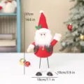 Weihnachtsmann Plüschpuppe Ornament mit langen Beinen und roter Mütze für festliche Dekoration. - Langbeiniger Weihnachtsmann Schaukelpuppe (HX26517A)