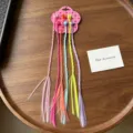 Colorful kids hair extension clip braided pigtails party hair accessories set for girls - 6# Claw Clip Candy Color Braids / 6-Braid Pack