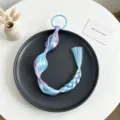 Parrucca con treccia a bolle sintetica colorata per bambini festa festival accessori capelli - Stile 1