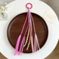Estensione di capelli colorata coda di cavallo treccia elastico carino accessorio di stile. - modello 3