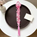 Treccia parrucca bambina principessa farfalla estensione capelli carina accessorio rosa - Stile 5