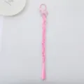 Children pink unicorn hair braid extension detail view, cute braided wig hair ornament. - Style 2