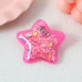Jolie pince à cheveux étoile liquide coréenne pour filles mignon accessoire coiffure - Matériau Rose Rouge (Sans Pince)