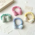 Süße 3D Schleife Haargummis für Kinder, bunte gepunktete Haargummis für Mädchen Zöpfe. - 4-teiliges Haargummi-Set