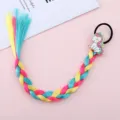 Bambini cartone animato unicorno estensione capelli treccia arc-en-ciel fermaglio per capelli - 4# Unicorno