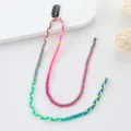 Colorful braided hair extension clip for kids, vibrant multi-color hair accessory detail. - Colorful Braided Twist Style 1
