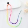 Colorful braided hair extension clip with vibrant rainbow gradient for cute kids daily styling. - Colorful Braided Twist Style 2