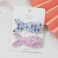 Bonitas horquillas con brillantina de cola de sirena para niñas pequeñas, juego. - 8# Morado Cola de Pez Pinza para Cabello