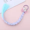 Bambini cartone animato unicorno treccia capelli parrucca arcobaleno clip dettaglio - 7# Unicorno Nuvola