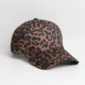 Gorra de béisbol con estampado de leopardo para hombres y mujeres, sombrero de sol elegante. - Talla única / Gorra de béisbol / Calicó