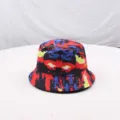 Cappello da pescatore tie-dye colorato con stampa 3D, cappello da sole casual alla moda. - Stile 11