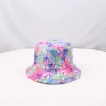 Gorro de cubo con estampado de flamenco tropical para mujer protección solar playa verano - Estilo Retro 3