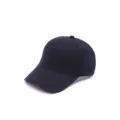 Gorra de béisbol clásica azul oscuro lisa para hombres y mujeres sombrero de sol al aire - Ajustable / Negro
