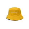 Sombrero de pescador amarillo adulto, sombrero de sol de algodón bordado unisex con ala flexible. - M (56-58cm) / Estilo 3