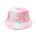 Stylish tie-dye bucket hat for women, perfect for outdoor sun protection and casual wear. - Color 8