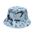 Elegante sombrero de pescador con tinte anudado de moda para mujer, gorro de sol casual. - Color 4