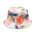 Colorful abstract tie dye bucket hat for women fashion outdoor sun protection fisherman cap sku - Color 7