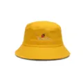 Yellow bucket hat for adults unisex embroidered casual summer hat foldable beach sun cap - M (56-58cm) / Style 9