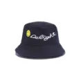 Black embroidered bucket hat for adults, casual sun protection basin cap with cute design. - M (56-58cm) / Style 19