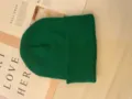 Berretto in maglia verde per l'inverno, cappello caldo tinta unita per uomo e donna da indossare. - Taglia unica / Verde oliva