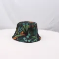 Vintage Dschungel Leopardenmuster Fischerhut, stilvoller Wendebare Sonnenschutz Hut. - Retro Stil 4