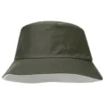 Détail de chapeau bob uni vert foncé classique, protection solaire idéale pour été. - Taille Unique (54-58cm) / Vert Militaire