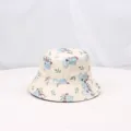 Verano Lindo koala imprimir sombrero de cubo casual protección solar moda sombrero de pescador - Blanco Roto