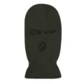 Army Green Three-Hole Knitted Balaclava Winter Warm Windproof Ski Mask Hat for Outdoor - Army Green