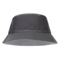 Classico cappello da pescatore nero per l'estate, ideale protezione solare all'aperto. - Taglia Unica (54-58cm) / Grigio scuro