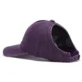 Berretto da baseball viola vintage lavato con foro per coda di cavallo, cappello. - Regolabile / Viola
