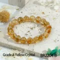 Natuurlijke gele citrien kralen armband, elegante edelsteen sieraden voor dagelijks gebruik. - Klasse A Gele Kristal (BR2204-B)