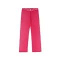 Pantaloni Lunghi A Righe Rosa Trasparenti Uomo Abbigliamento Notte Lounge Pigiama Traspirante - Rosso rosa
