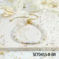 Bracelet ajustable en perle baroque et perles, bijou rétro élégant fait à la main pour vous. - Bracelet Aventurine Rose(SET0455)