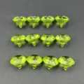 Gedetailleerd overzicht van groene acryl diamantstenen, 17x20mm plastic decoratieve stenen voor bruiloft. - 17*20mm / Grasgroen