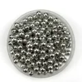 Silver metallic round beads DIY jewelry accessories straight hole spacer beads crafting supplies - 16000 Pieces/Pack / Silver