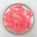 Pink plastic snowflake beads for DIY phone cases, nail art, and handmade accessories. - Pink