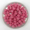 Perles de baies roses bricolage perles en plastique artisanat pour fabrication de bijoux - 10mm (1300 Pièces) / Rose