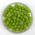 Perles acryliques framboise vertes pour bijoux faits main DIY et décorations de mariage. - Vert Herbe